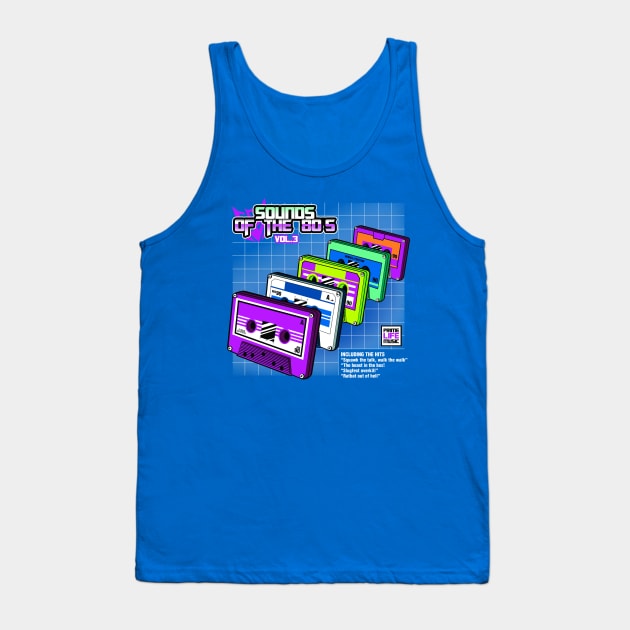 Sounds of the 80s Vol.3 Tank Top by Pinteezy